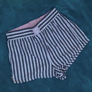 Victoria Secret • Striped Graphic Pajama Shorts 🤍